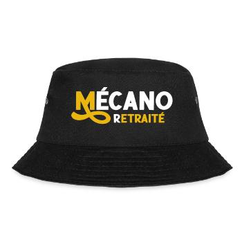 Mécano retraité papy futur papi garagiste retraite - Bob - noir - Devant - Lela (165cm)