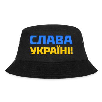 Slava ukraini - Bucket Hat - black - Front - Lela (165cm)