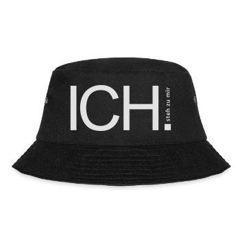 ICH steh zu mir. - Bucket Hat - Schwarz - Vorne - Lela (165cm)