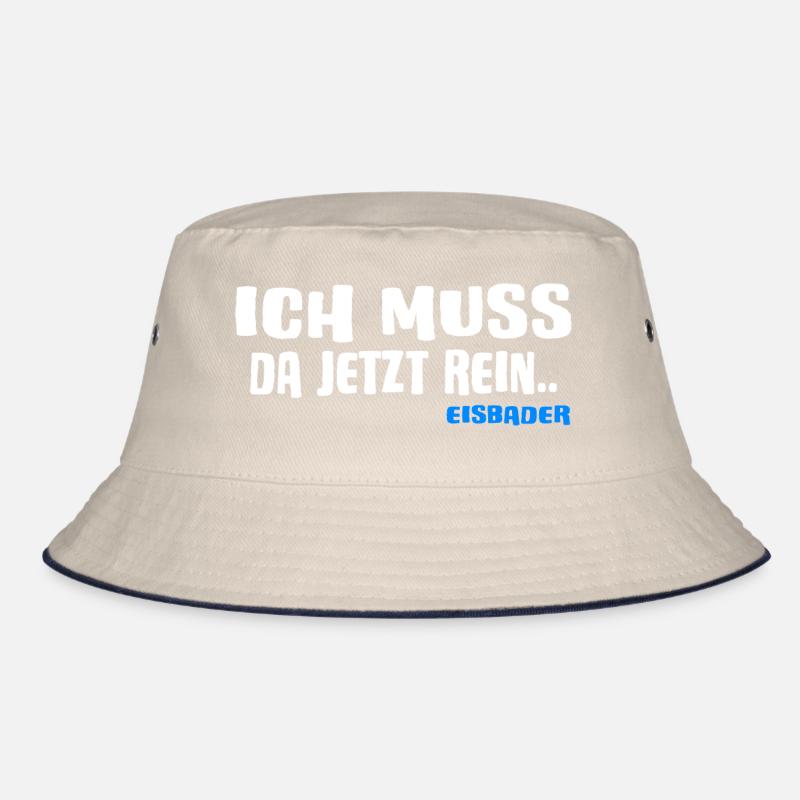 Ice Baths Winter Swimmer ICEBATH CHALLENGE Ice Hole Bucket Hat