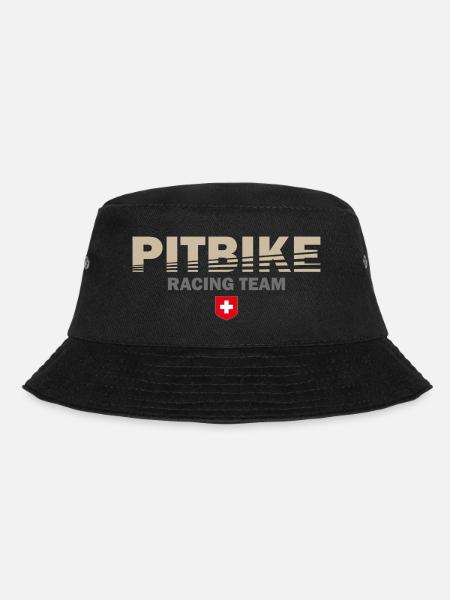 Pitbike Racing Teasm Switzerland - Bucket Hat - black
