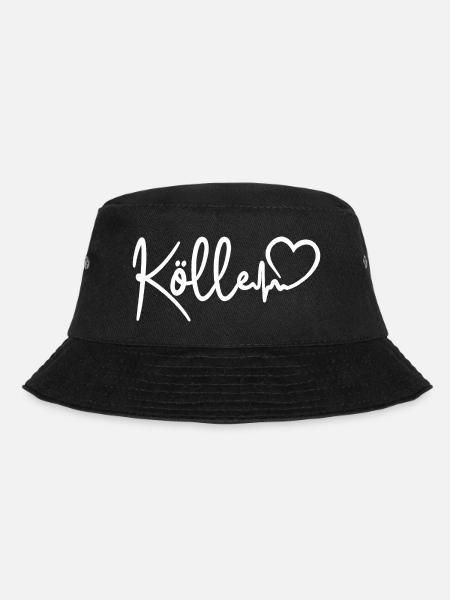 Kölle Herzschlag Köln - Bucket Hat - Schwarz