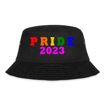 Pride 2023 - Bucket Hat - Schwarz - Vorne - Lela (165cm)