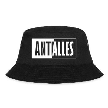 Anti Alles - Gegen Alles und Jeden - Bucket Hat - Schwarz - Vorne - Lela (165cm)