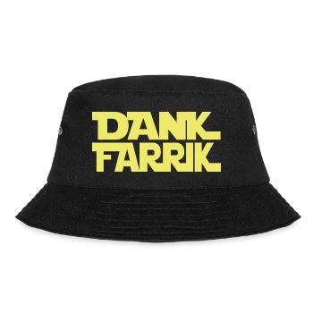 Dank Farrik - Bucket Hat - Schwarz - Vorne - Lela (165cm)