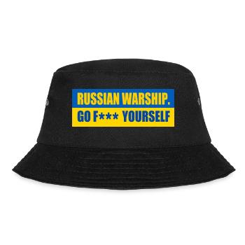 russian warship go f yourself - Bucket Hat - Schwarz - Vorne - Lela (165cm)