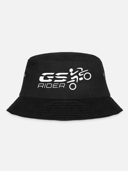 Logo GS-Fahrer Nr. 2 | white - Bucket Hat - Schwarz