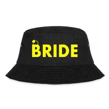 Bride - Bucket Hat - Schwarz - Vorne - Lela (165cm)