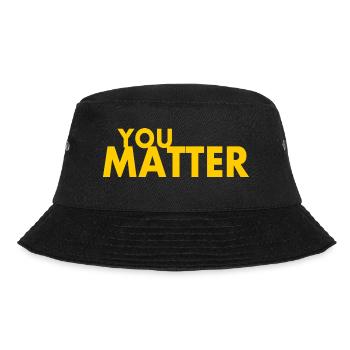 You matter - Bucket Hat - black - Front - Lela (165cm)
