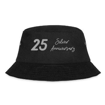 25 Year Silver Anniversary Celebration - Bucket Hat - black - Front - Lela (165cm)