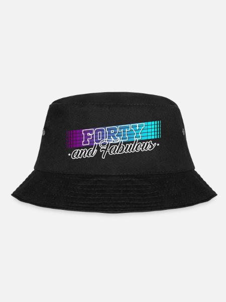 40. Geburtstag Geschenk Geburtstagsspruch 40 Jahre - Bucket Hat - Schwarz