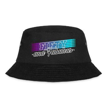 50th Birthday Gift Birthday Saying 50 Years - Bucket Hat - black - Front - Lela (165cm)