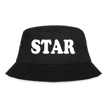 Star - Bucket Hat - Schwarz - Vorne - Lela (165cm)