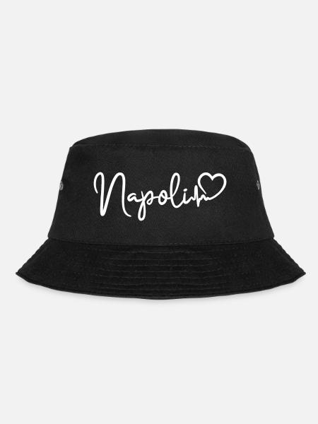 Napoli Herzschlag Italien Neapel - Bucket Hat - Schwarz