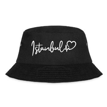 Istanbul heartbeat - Bucket Hat - black - Front - Lela (165cm)