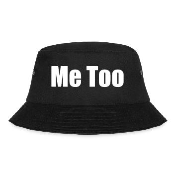 Me too - Bucket Hat - Schwarz - Vorne - Lela (165cm)