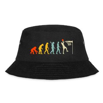 Evolution Basketball Game - Bucket Hat - Schwarz - Vorne - Lela (165cm)