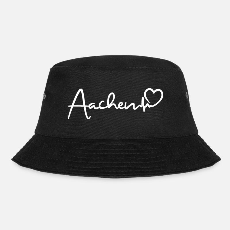 Aachen Herzschlag - Bucket Hat - Schwarz