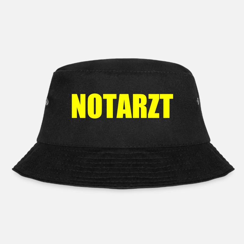 Notarzt - Bucket Hat - Schwarz