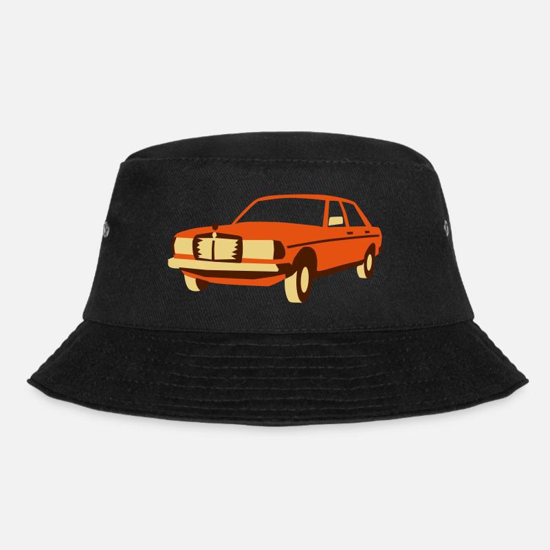 W123 Oldtimer - Bucket Hat - Schwarz