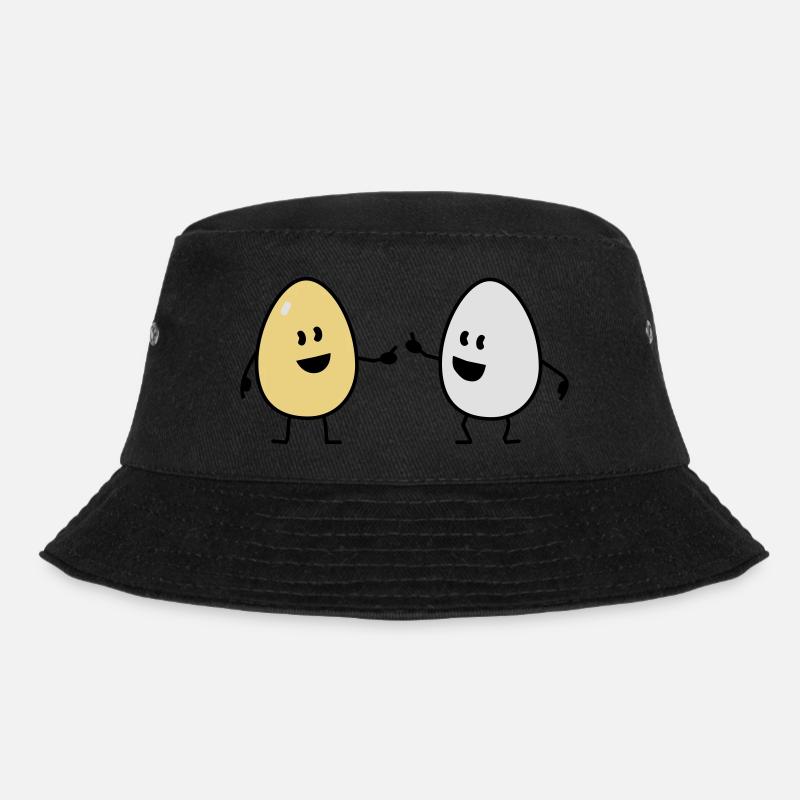 eggs - Bucket Hat - black