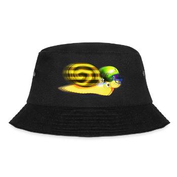 Racing snail - when things have to go faster - Bucket Hat - black - Front - Lela (165cm)
