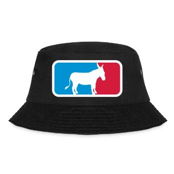 sport logo cool donkey horse pony small packesel lan - Bucket Hat - black - Front - Lela (165cm)