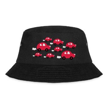 cars_design - Bucket Hat - Schwarz - Vorne - Lela (165cm)