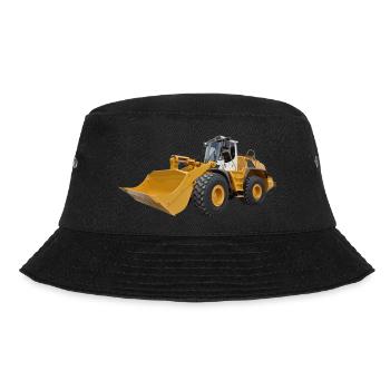 Radlader - Bucket Hat - Schwarz - Vorne - Lela (165cm)