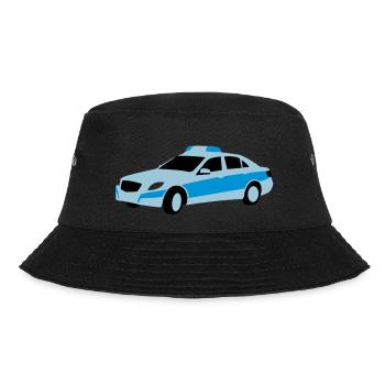 polizei - Bucket Hat - Schwarz - Vorne - Lela (165cm)