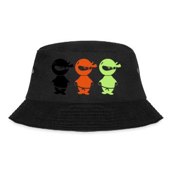 ninjas_002 - Bucket Hat - black - Front - Lela (165cm)