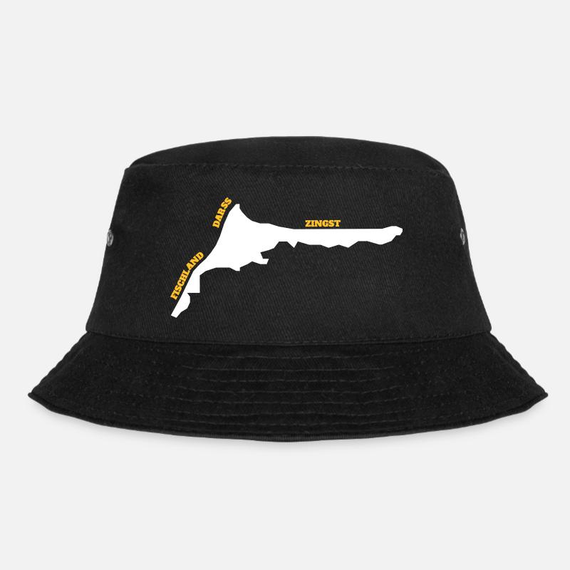 Fischland Darss Zingst (D.I.Y.) - Bucket Hat - Schwarz