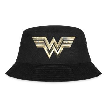 Wonder Woman 1984 Logo Classic Gold - Bucket Hat - Schwarz - Vorne - Lela (165cm)
