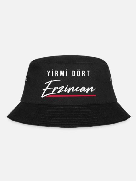 Erzincan 24 Türkei Turkiye Geschenk Urlaub TR Türk - Bucket Hat - Schwarz