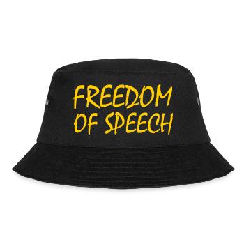 Freedom of speech - Bucket Hat - black - Front - Lela (165cm)