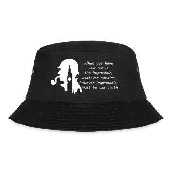 SH - Bucket Hat - black - Front - Lela (165cm)