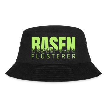 Rasenflüsterer - Rasen Flüsterer Gärtner Garten - Bucket Hat - Schwarz - Vorne - Lela (165cm)