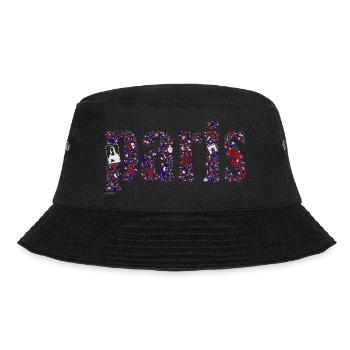 paris - Bucket Hat - Schwarz - Vorne - Lela (165cm)
