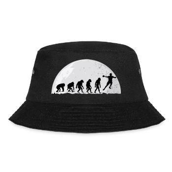 Handball Evolution Handballer Ballsport Handballsp - Bucket Hat - Schwarz - Vorne - Lela (165cm)
