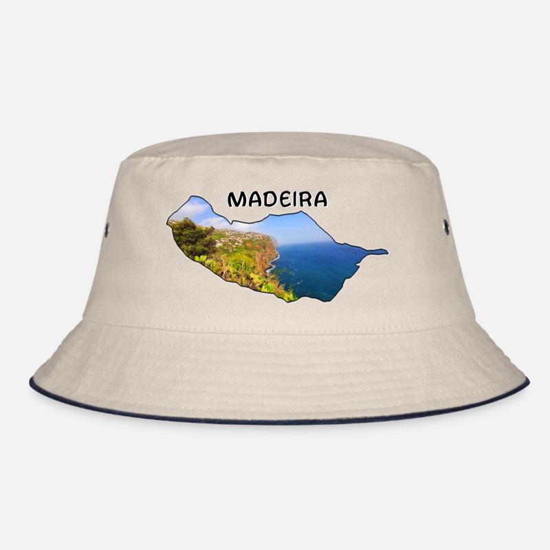 Madeira map Bucket Hat