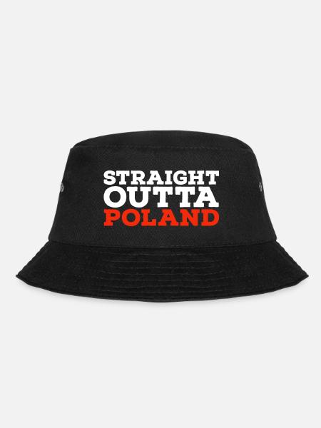 Auto Sticker Polen - Bucket Hat - Schwarz