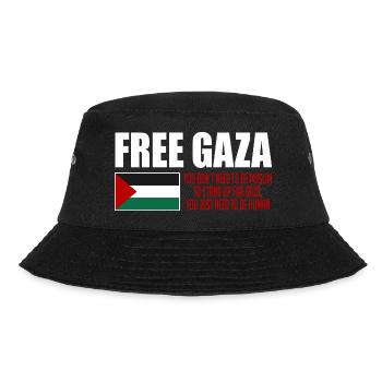 Free Gaza, Palestine Flag, Save Gaza, Palestina - Bucket Hat - black - Front - Lela (165cm)