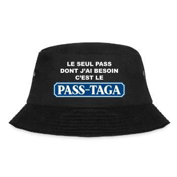 Pass-taga pastis humour apéro alcool papa cadeau - Bob - noir - Devant - Lela (165cm)