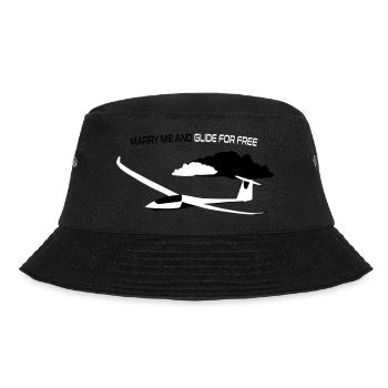 Glider Gliding Gliding Gliding Glider - Bucket Hat - black - Front - Lela (165cm)
