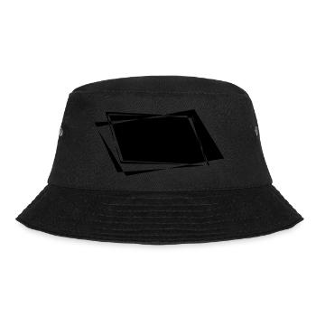 Schiefer Hintergrund - Bucket Hat - Schwarz - Vorne - Lela (165cm)