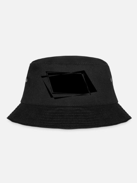 Skewed Background - Bucket Hat - black
