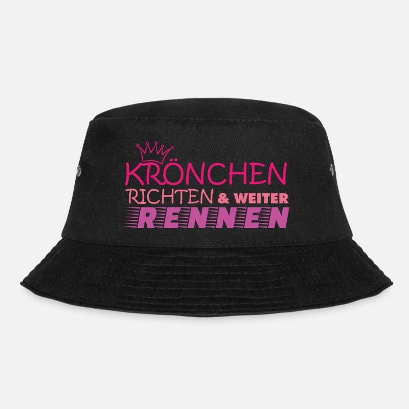 Muddy run shirt Teamshirt Matsch mud Lauf Schlamm - Bucket Hat - Schwarz