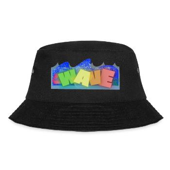 wave graffiti - Bucket Hat - Schwarz - Vorne - Lela (165cm)