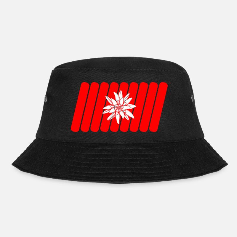 Swiss flag - Bucket Hat - black