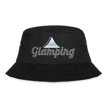 glamping silver - Bucket Hat - Schwarz - Vorne - Lela (165cm)